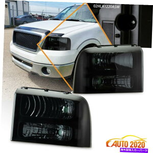USwbhCg NAR[i[X[N/ubNwbhCgtBbg2005-07 F250 F450 F550 Super Dext Clear Corner Smoke/Black Headlights Fit 2005-07 F250 F350 F450 F550 Super Duty