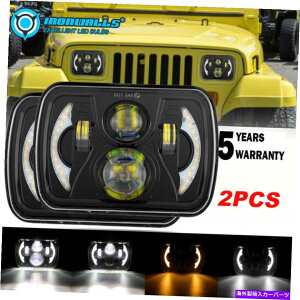 USwbhCg Pair 7x6INCH LEDwbhCgvWFN^[HI / LOr[tBbgExpress Savana 1500 2500 Pair 7x6inch LED Headlight Projector Hi/Lo Beam Fit For Express Savana 1500 2500