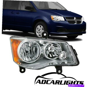 US�w�b�h���C�g 11-18 Dodge Caravan 08-16 Chrysler Town��Country Chrome Rh���ߐF Fit For 11-18 Dodge Caravan 08-16 Chrysler Town&Country Chrome RH Amber Side
