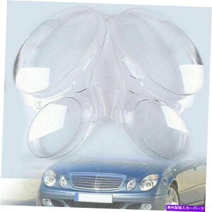 USwbhCg xcW211 E350 / 300/200 07-2009wbhCgY̌\yAZbg For Benz W211 E350/300/200 07-2009 Headlight Lens Replacement Cover Pair Set