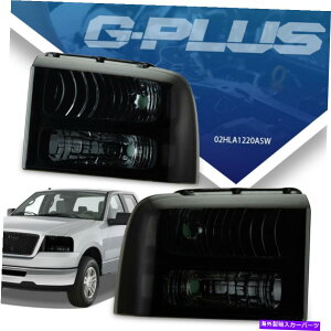 US�w�b�h���C�g 05-07�t�H�[�hF250 F350 F550 F550�X�[�p�[�f���[�e�B�X���[�N�����Y�̃N���A�R�[�i�[�w�b�h���C�g For 05-07 Ford F250 F350 F450 F550 Super Duty Smoke Lens Clear Corner Headlights