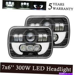 USwbhCg 5×7 '' 300W LEDwbhCgHi / Lo Beam Halo DRLCgJeep XJ YJLcsbNAbv 5X7'' 300W LED Headlight Hi/Lo Beam Halo DRL Light For Jeep XJ YJ Toyata Pickup