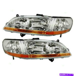 US�w�b�h���C�g 1998�N1999�N2000 2000 2000 2002 Honda Accord�w�b�h���C�g���E�̃y�A FIT FOR 1998 1999 2000 2001 2002 HONDA ACCORD HEADLIGHTS RIGHT & LEFT PAIR�y���s�A���i�z