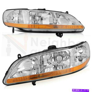 USwbhCg Honda Accord 1998-2002wbhCgAZuLEDvWFN^[NyA Fits Honda Accord 1998-2002 Headlight Assembly LED Projector Chrome Replace Pair