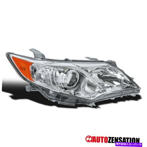 USwbhCg 2012-2014g^J[EȑNAvWFN^[wbhCgv For 2012-2014 Toyota Camry Right Passenger Side Clear Projector Headlight Lamp