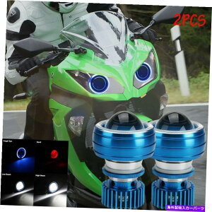 USwbhCg }nYZF R6 03-05̂߂LED̈̓Vg̈̌vWFN^[̃wbhCgW LED Demon Angel Demon Light Projector Headlight Assembly for Yamaha YZF R6 03-05