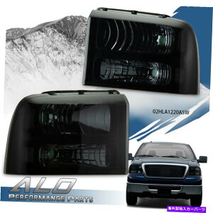 US�w�b�h���C�g 2005-2007�t�H�[�hF250 F350�X�[�p�[�f���[�e�B�N���A�R�[�i�[�X���[�N�w�b�h���C�g For 2005-2007 Ford F250 F350 Super Duty CLEAR Corner Smoked Headlights