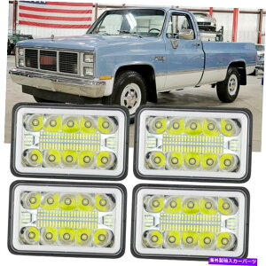 USwbhCg GMC C2500 Sierra Classicp4s[X4×6 LEDwbhCgDRL HI-LOV[r[ubN 4PCS 4x6 LED Headlight DRL Hi-Lo Sealed Beam Black for GMC C2500 Sierra Classic