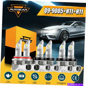 USwbhCg Toyota Camry 2007-2014 9005 H11 H8̂߂6x Auxbeamt@XLEDwbhCgtHOd 6X AUXBEAM Fanless LED Headlight Fog Bulb for Toyota Camry 2007-2014 9005 H11 H8