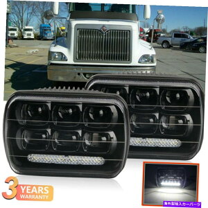 US�w�b�h���C�g 2�{LED�w�b�h���C�g�n�C/���[�r�[��5900i 9200 9400 9900 7300 7400 2X LED Headlights High/Low Beam For International 5900i 9200 9400 9900 7300 7400�y���s�A���i�z