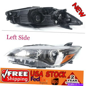 US�w�b�h���C�g 2015-2017�g���^�J�����[�w�b�h�����v�̂��߂̐V�������̃h���C�o�[�n���Q���w�b�h���C�g�A�Z���u�� New Left Driver Halogen Headlight Assembly For 2015-2017 Toyota Camry Headlamp�y���s�A���i�z