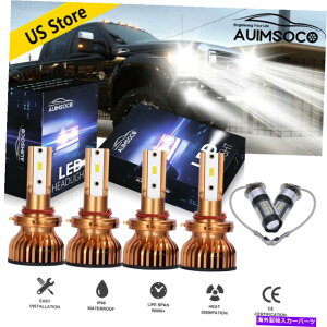 USwbhCg V{[C1500 C2500 C3500 1990-1998 LEDwbhCgtHOvdLbg6000K For Chevrolet C1500 C2500 C3500 1990-1998 LED Headlight Fog Light Bulb Kit 6000K
