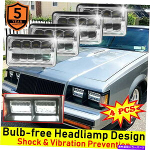 US�w�b�h���C�g Buick Electra Lesabre Riviera Regal�̂��߂�LED�w�b�h���C�gH4656 H4651 DOT 4pc 4X6 LED Headlight H4656 H4651 For Buick Electra LeSabre Riviera Regal�y���s�A���i�z