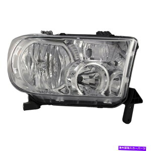 USwbhCg tBbg07-13g^ch/ 08-15 Sequoia RHwbhCgwbhvW / OxAWX^[ Fits 07-13 Toyota Tundra/08-15 Sequoia RH Headlight Headlamp W/O Level Adjuster
