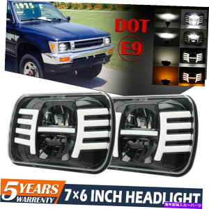 USwbhCg yA5x7 "7x6 '' Hi-LodLEDwbhCg܂̓g^95-97^R}88-95sbNAbv Pair 5x7" 7x6'' HI-Lo Bulbs LED Headlights or Toyota 95-97 Tacoma & 88-95 Pickup