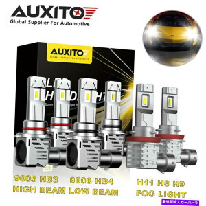 USwbhCg AUXITO H11 9006 9005 LEDwbhCg[r[tHOCg6500KnCp[D AUXITO H11 9006 9005 LED Headlight High Low Beam Fog Light 6500K High Power D