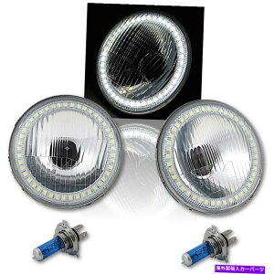 USwbhCg 5-3 / 4zCgXgbNSMD LEDnnQdvwbhCgVg̃yA 5-3/4 White Stock SMD LED Halo Halogen Light Bulb Lamp Headlight Angel Eye Pair