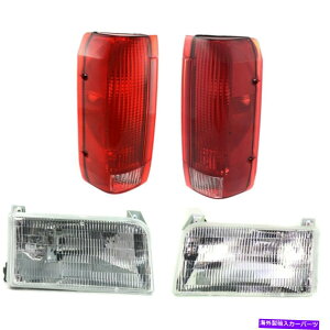 USwbhCg VCgLbgF150gbNF250 F350tH[hF-150 F-250 Bronco F-350 1992-1996 New Auto Light Kit F150 Truck F250 F350 Ford F-150 F-250 Bronco F-350 1992-1996