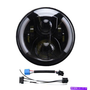 USwbhCg 7 "C`̃I[goCLEDwbhCg^[M̓n[[_rbh\̂߂̃Cg 7" inch Motorcycle LED Headlight Turn Signals Lights For Harley Davidson US