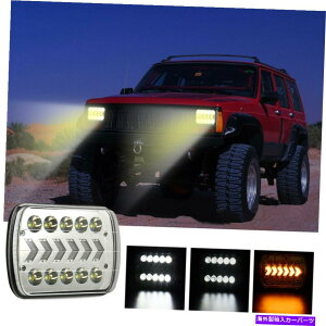 USwbhCg g^sbNAbvgbNp̃yA7x6 "5x7" LEDwbhCgvWFN^[r[DRLtBbg Pair 7x6" 5x7" LED Headlight Projector Beam DRL fit for Toyota Pickup Truck