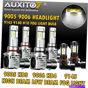 USwbhCg 6x AUXITOR{9005 9006 9145 LED 6500KwbhCgd[r[tHOCg 6x AUXITO Combo 9005 9006 9145 LED 6500K Headlight Bulb High Low Beam Fog Light