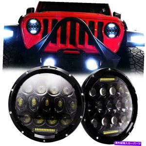 USwbhCg W[vO[JK TJԂ̃gbNHI / LOr[̂߂7C`LED HalowbhCg 7 Inch Led Halo Headlights for Jeep Wrangler Jk Tj Lj Car Truck Hi/lo Beam