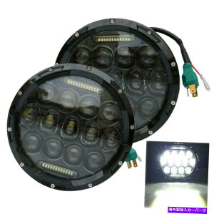 USwbhCg W[vO[ubNp2×7C`75W LEDwbhCgH4-H13 DRL HI / LOr[ 2x 7"inch 75W LED Headlight H4-H13 DRL Hi/Lo Beam for Jeep Wrangler Black