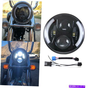 USwbhCg ubN7 "C`̃I[goCLEDwbhCg}nVX^[1100 xvs1100 650 xvs650 Black 7" Inch Motorcycle LED Headlight for Yamaha V Star 1100 XVS1100 650 XVS650