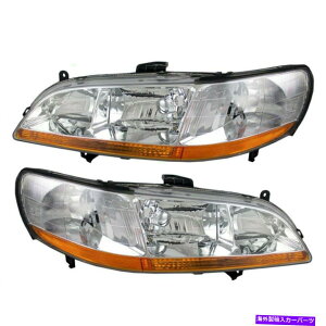 USwbhCg 1998ÑwbhCgZbg - 2002AR[hN[yZ_hCo[q Headlights Replacement Set for 1998 - 2002 Accord Coupe Sedan Driver Passenger