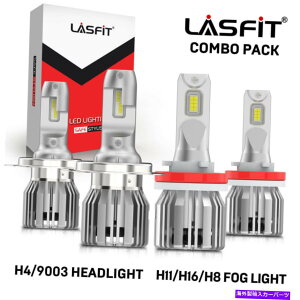 USwbhCg g^^R}̂߂4x H4 H11 LED̓dLbg2012-2015 YARIS 2007-2014zCg 4x H4 H11 LED Bulbs Combo Kits for Toyota Tacoma 2012-2015 Yaris 2007-2014 White