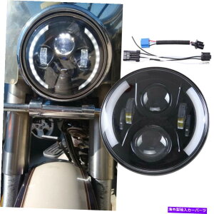 USwbhCg }nV-STAR XVS 650 950 1100NVbNXgCJ[̃ubN7 ''C`LEDwbhCg Black 7'' Inch LED Headlight for Yamaha V-Star XVS 650 950 1100 Classic Stryker
