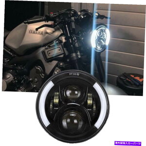 USwbhCg 7 "}n̂߂LEDvWFN^[̃wbhCgDRL 1100NVbNXVS1100A 2000-2009 7" LED Projector Headlight DRL For Yamaha V-Star 1100 Classic XVS1100A 2000-2009