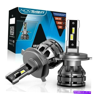 USwbhCg 2pc 80WԂ̃wbhCgdNovisght LEDwbhvtgCgH4̌ 2PC 80W Car Headlights Bulbs Novisght LED Headlamp Front Light H4 Replacement