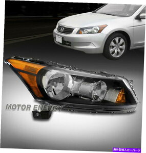 USwbhCg 08-12z_AR[h4DR [t@Ng[X^C]wbhCgvubNq For 08-12 Honda Accord 4dr [Factory Style] Headlight Lamp Black Passenger Right