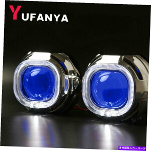 USwbhCg 3.0 '' 'H1oCLZmHIDvWFN^[YXNGAGWFfr̖ڂɃtBbgH4 H7 3.0'' H1 Bi xenon HID Projector Lens Square Angel Devil Demon Eyes fit H4 H7 Car
