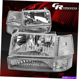USwbhCg 6s[NwbhCg+op[v+ 92-96tH[hFV[Y/uRp+NATChLH + RH 6PC CHROME HEADLIGHT+BUMPER LAMP+CLEAR SIDE LH+RH FOR 92-96 FORD F-SERIES/BRONCO