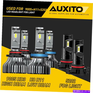 USwbhCg AUXITO H11 9005 5202 LEDwbhCgHI LOr[tHOd̂߂Chevy Colorado AUXITO H11 9005 5202 LED Headlight Hi Lo Beam Fog Light Bulb for Chevy Colorado