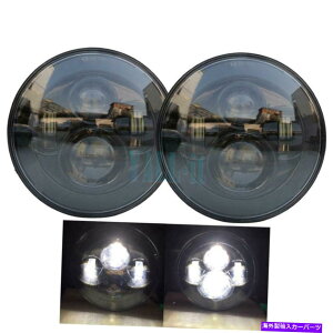 USwbhCg W[vO[JK LJ TJ̃yÂ߂7C`LEDvWFN^[HI / LOr[wbhCg 7 Inch LED Projector Hi/Lo Beam Headlight for Jeep Wrangler JK LJ TJ Pair