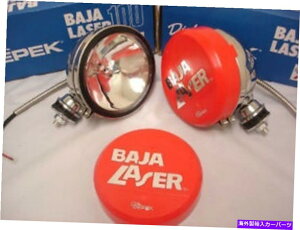 USwbhCg 6 "X[p[It[h100wnQOWCgDick Cepek Chrome 2yA 6" Super Off Road 100w Halogen Long Range Lights Dick Cepek Chrome 2 PAIRS Red