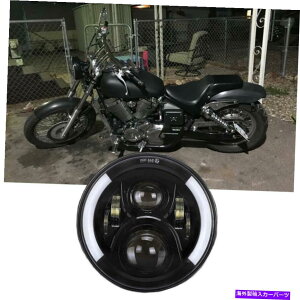 USwbhCg z_VhEVT75 VT750C CB900C CX500̂߂7C`̃I[goCLEDwbhCg 7 inch Motorcycle LED Headlight For Honda Shadow VT75 VT750c CB600F CB900C CX500