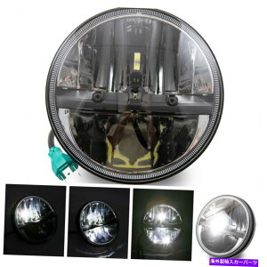 USwbhCg 7 "n[[JtF[T[̂߂8C`̃I[goC̃wbhCgEhN[LEDvWFN^[ 7" inch Motorcycle Headlight Round CREE LED Projector For Harley Cafe Racer