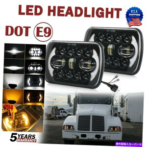 US�w�b�h���C�g 2�{7×6 '' LED HI / LO�r�[���w�b�h���C�gIHC�A�Z���u��9200 9900 9400i 2x 7X6'' LED HI/LO Beam Headlight for International IHC Assembly 9200 9900 9400i�y���s�A���i�z