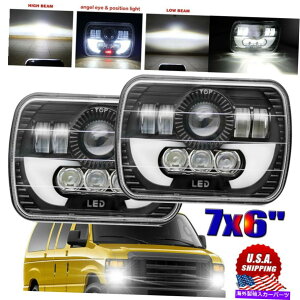 US�w�b�h���C�g �t�H�[�hE-100 E-150 E-250 E-350 E-350 E-350 E-350 E-350 E-350 E-350 E-350 E-350 E-350 5x7 7x6 LED Headlight Hi/Lo DRL Beam for Ford E-100 E-150 E-250 E-350 Econoline�y���s�A���i�z