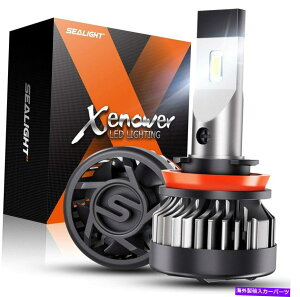 USwbhCg Sealight X2 H11 / H8 / H9邢LEDwbhCgdA100WA6000KN[zCg SEALIGHT X2 H11/H8/H9 Brightest LED Headlight Bulbs,100W, 6000K Cool White