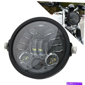 USwbhCg 7 "LEDEhwbhCgvWFN^[HI / LO DRL^[VOiv+}EgOpW[v 7" LED Round Headlight Projector Hi/Lo DRL Turn Signal Lamp+Mount Ring For Jeep