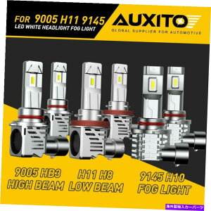 USwbhCg AUXITO H11 9005 LEDwbhCgdɂ̓[r[9145 9140tHOCgM3 6500KLbg AUXITO H11 9005 LED Headlight Bulb Hi Low Beam 9145 9140 Fog Light M3 6500K Kit