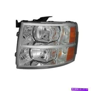 USwbhCg V{[07-14 Silverado Chrome CrystaľwbhCghCo/ Chevy 07-14 Silverado Chrome Crystal Replacement Headlight Driver / Left Side