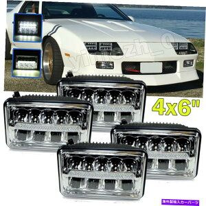 USwbhCg gbNԂ̂߂4×6 "C`̃N[LEDwbhCg̍ᖧr[̎ւv 4x6" INCH CREE LED Headlight High Low Sealed Beam Replacement Lamp FOR Truck CAR