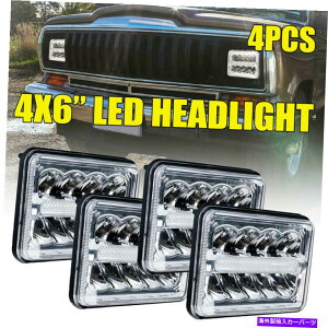 USwbhCg Chevrolet Camarô߂4pcs 4x6 "LEDwbhCgHI / LOV[r[dwbhv 4PCS 4x6" LED Headlights Hi/Lo Sealed Beam Bulb Headlamps For Chevrolet Camaro