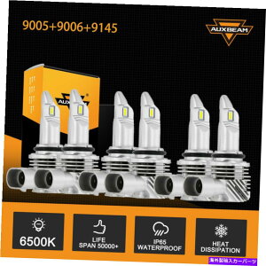 USwbhCg W[vOh`FL[1999-2004 LEDwbhCgdɂ/[r[̃tHOvQ9 For Jeep Grand Cherokee 1999-2004 LED Headlight Bulbs Hi/Low Beam Fog Lights Q9